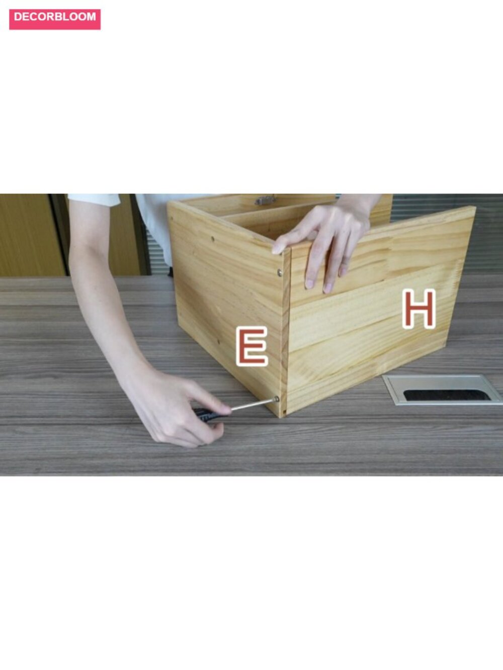 Large Pine Wood Bread Box with Magnetic Doors and Air Vents for Kitchen Counter - Picture 6 of 6